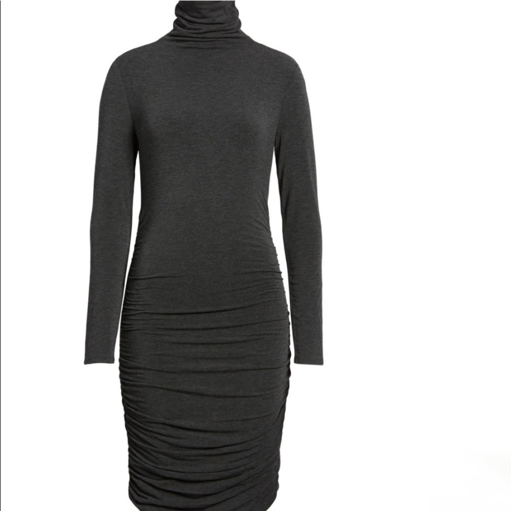 ‼️Halogen side ruched turtle neck dress Xxl‼️
